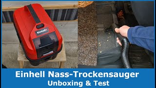 Einhell Akku-Nass-Trockensauger Test (TE-VC 18/10 Li-Solo) || Akkusauger im Test (Werkstattsauger)