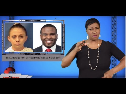 Trial begins for officer who killed neighbor (ASL - 9.23.19)