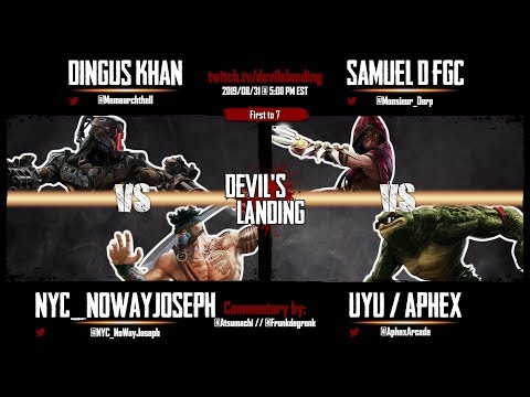 Devil's Landing Week 12 - Dingus Khan vs NYC_NoWayJoseph / Samuel D FGC vs UYU | Aphex