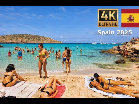 Roses Beach Walk 🇪🇸 | Relaxing Seaside Walking Tour in Costa Brava