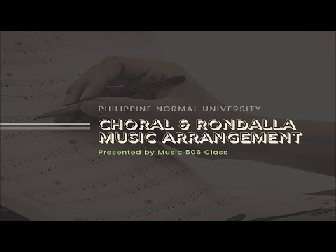 Musical Arrangement of PNU Music 506 Class