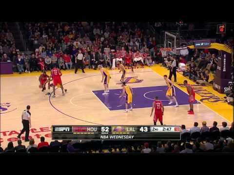 James Harden Highlights [19.02.14] vs Lakers - 29 Points and 11 Assists.