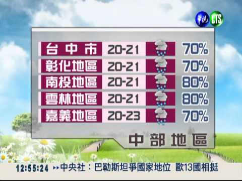 2012.11.29 華視午間氣象 謝安安主播