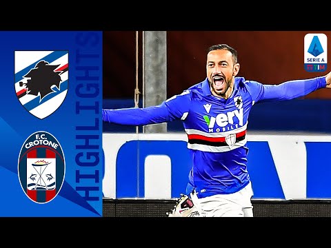 Sampdoria 3-1 Crotone | Quagliarella Second Half Strike Seals The Win For Sampdoria! | Serie A TIM