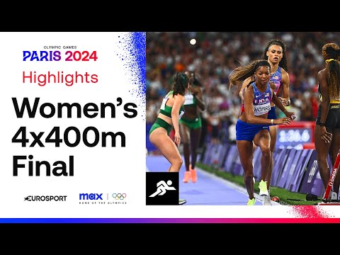 UNSTOPPABLE! 🔥 | Women's 4x400m Relay Final Highlights | #Paris2024 #Olympics