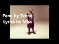 Tekno - Pana (Official Lyrics)