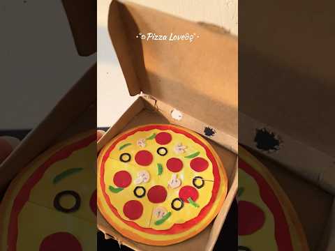 Pizza Making 🍕♥️ #pizzacraft #crafts #craft #papercraft