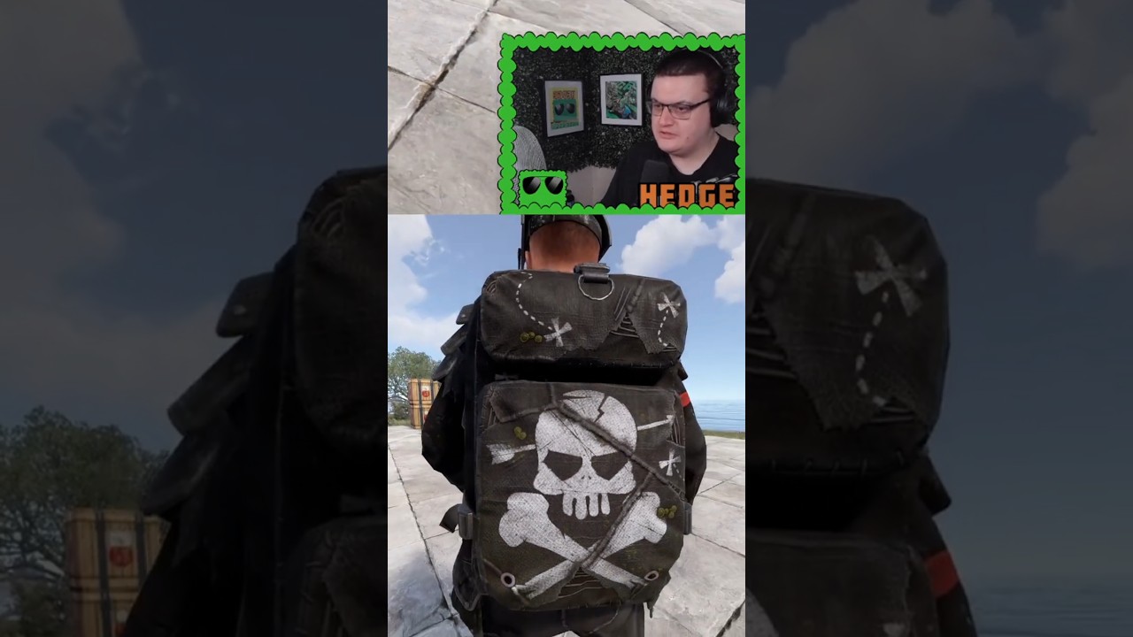 PIRATE BACKPACK! #rust #rustskins #rustshorts #rustclips #shorts #gaming #fyp