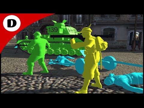BLUE CITY INVADED BY DANGEROUS NEW ALLIANCE! - Army Men: Neon Wars 3