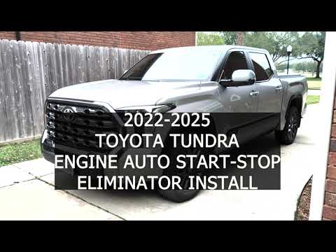 2022-2025 Toyota Tundra Auto Engine Start Stop Eliminator Installation