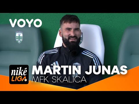 Martin Junas, brankár MFK Skalica - medailón Niké liga