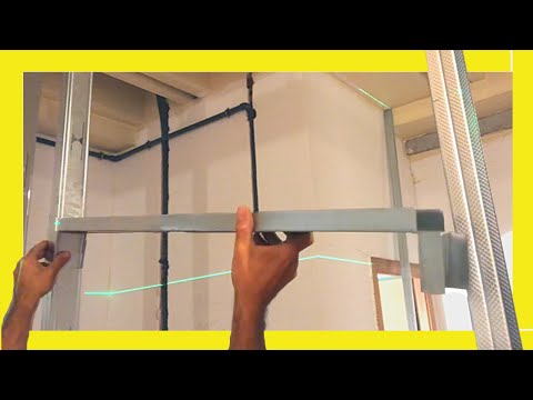 ✅ How to install metal stud framing 👉 Install channel in a doorway 🪚 drywall