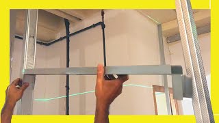✅ How to install metal stud framing 👉 Install channel in a doorway 🪚 drywall