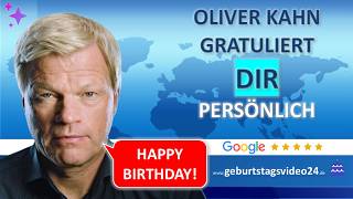 Oliver Kahn – Beispielvideo zum Geburtstag