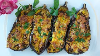 Do you have eggplant and meat at home? The best eggplant recipe you have ever eaten without frying!