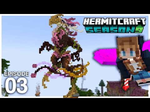 Hermitcraft 9: Episode 3 - Bridges, Birds and Soupy Wings!