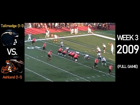 Tallmadge Blue Devils (1-1) vs. Ashland Arrows (1-1) - 2009 Ohio High School Football (FULL GAME)