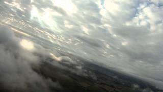 preview picture of video 'In and out of the clouds above Worsthorne Burnley in Lancashire..'