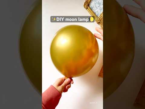 DIY Moon lamp | making a moon lamp  and vase with a napkin