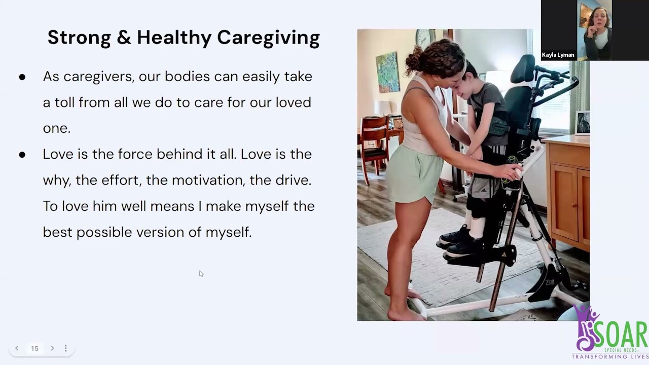 SOAR Caregiver 411 - A Caregiver's Guide to Fitness - Kayla Lyman - Oct 2025