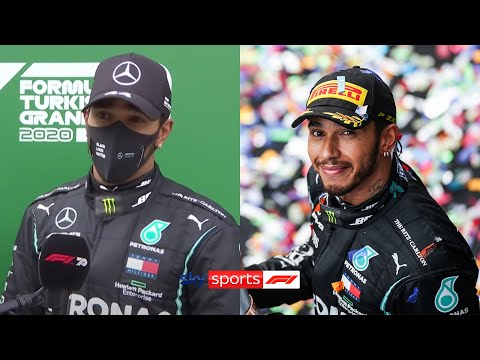 Lewis Hamilton gives inspiring speech after clinching record-equalling seventh F1 title