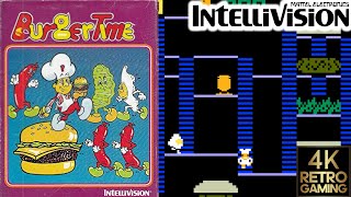 Burgertime Intellivision 4k Gameplay