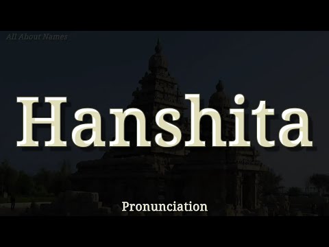 How to Pronounce Hanshita