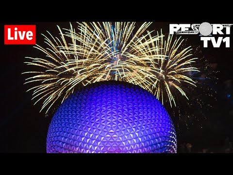 🔴Live: An Evening at Epcot featuring Epcot Forever Fireworks in 1080p - Walt Disney World 10-26-19