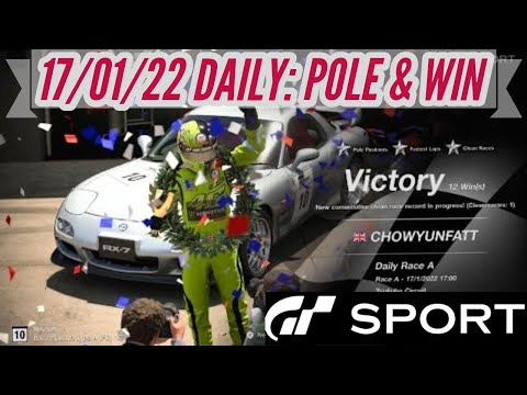 Gran Turismo Sport : Daily Race A - 17/01/22 Win & Clean Racing
