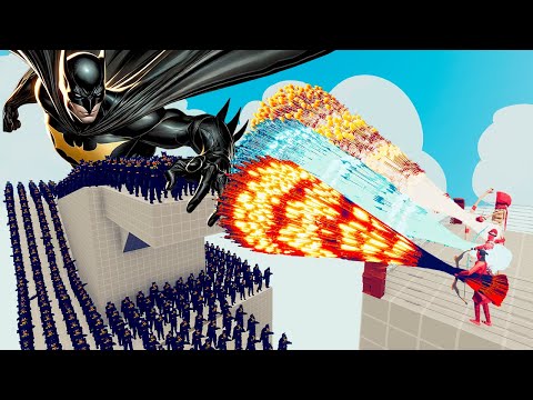 100x BATMAN + 2x GIANT vs 3x EVERY GOD - Totally Accurate Battle Simulator TABS