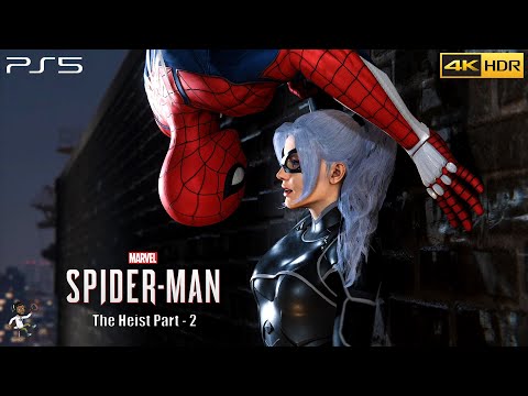 SPIDER-MAN PS5 THE HEIST DLC Walkthrough Gameplay Part 2 | 4K HDR 60 FPS