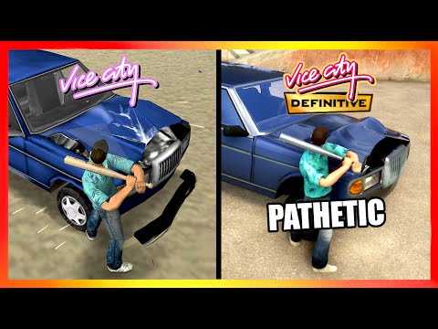 GTA Vice City (Definitive Edition) is A DISASTER