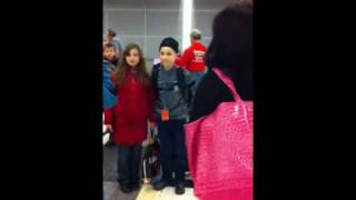 Oleksiy's arrival Winter 2010