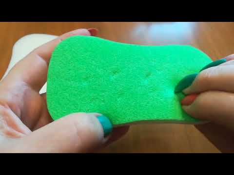 ASMR -🧼 GĄBKA DO SZOROWANIA # 100% SATYSFAKCJI # POCIERANIE # DRAPANIE # NAKŁUWANIE # NISZCZENIE
