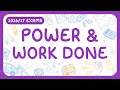 GCSE Physics Power Work Done Equations Calculations 2026 27 Exams