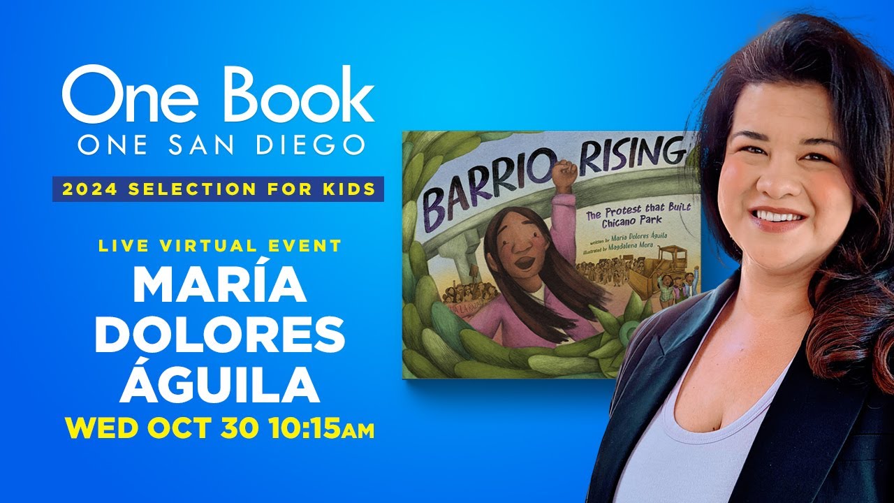 One Book One San Diego Kids Event with author, María Dolores Águila, & illustrator, Magdalena Mora!