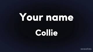 Download lagu YOUR NAME - COLLIE - LYRICS ( The Ost of Good Boy) mp3 Download lagu YOUR NAME - COLLIE - LYRICS ( The Ost of Good Boy) mp3