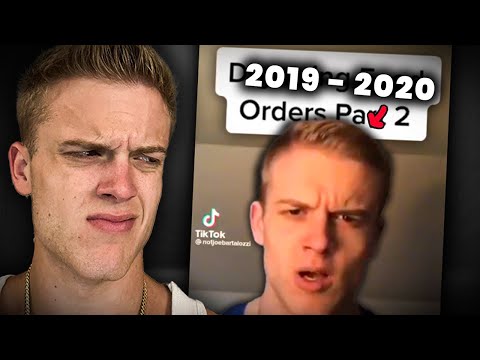 Reacting To My Old Cringey Tik Toks.