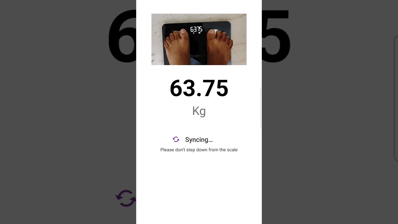Measuring 12 elements on healthifyMe smart scale #healthifyme #smartscale #elements