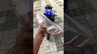 R15 V3 HEADLIGHT ❤️ MODIFIED || #xwithride #r15v3 #viralshort