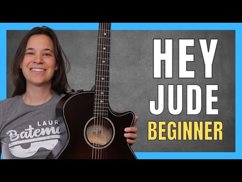Hey Jude Guitar Lesson for Beginners - 5 Chord Song!