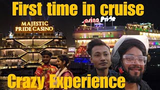 First time in cruise ships #goa #goacruise #goatrip 