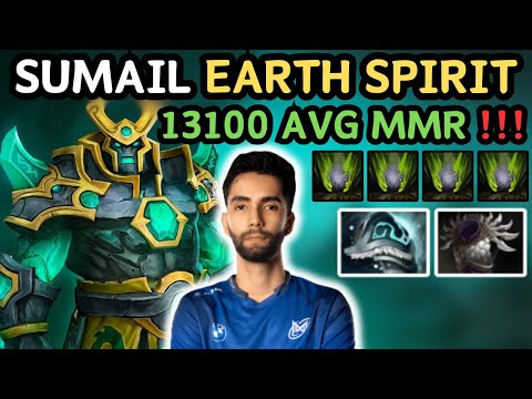 🔥 7.37d Sumail EARTH SPIRIT Midlane Gameplay 🔥 Insane Play From SUMAIL - Dota 2