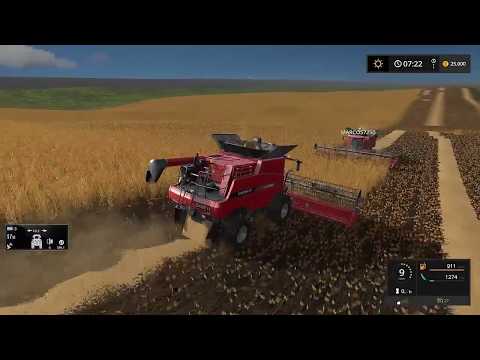 Farming Simulator 17// TIMELAPSE// NW Texas MAP