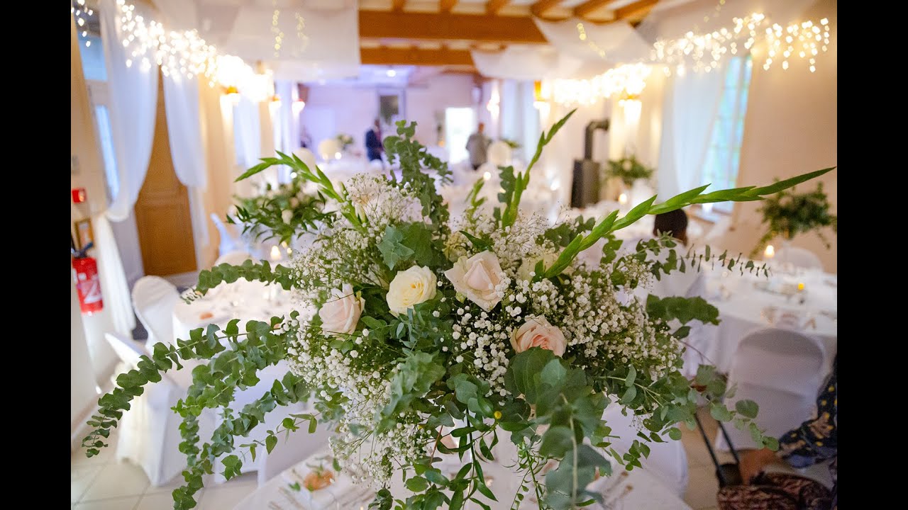 Décoration florale centre de table Mariage Nature Romantique