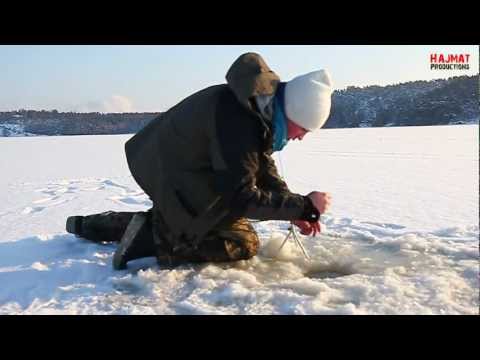 Ismete och abborrpilkning på Åland, februari 2012