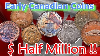 Half Million Dollars for Rare Early Canadian Coins & Tokens at Auction