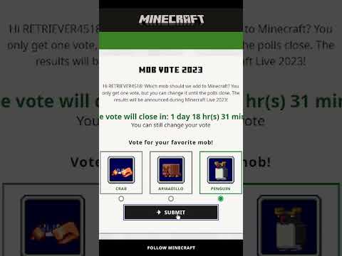 Mind-Blowing Twist: I Voted for 2 Mobs in Minecraft Mob Vote!