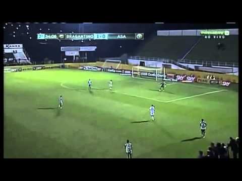 Gols Bragantino 2 x 0 ASA   Série B Brasileiro 2013