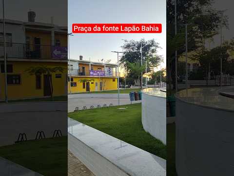 Cidade de Lapão Bahia praça da fonte